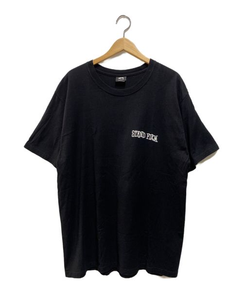 stussy（ステューシー）stussy (ステューシー) Stand Firm T-shirt ブラック サイズ:Lの古着・服飾アイテム