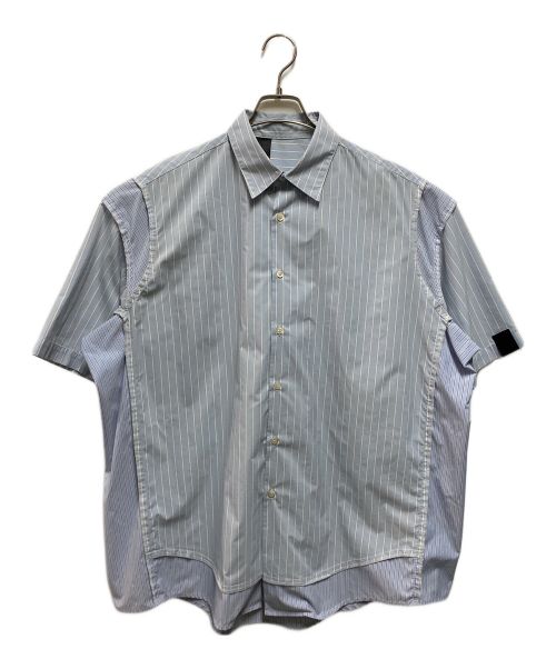 N.HOOLYWOOD（エヌ ハリウッド）N.HOOLYWOOD (エヌ ハリウッド) HALF SLEEVE SHIRT ブルー サイズ:38の古着・服飾アイテム