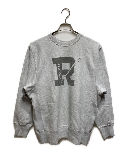 orSlow（オアスロウ）orSlow (オアスロウ) REVERSE WEAVE SUPER HEAVY WEIGHT CREW NECK SWEAT SHIRT グレー サイズ:２の古着・服飾アイテム