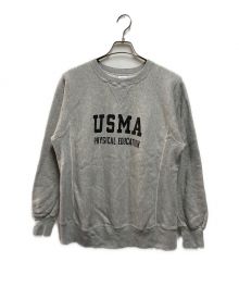 BUZZ RICKSON'S（バズリクソンズ）の古着「USMA Vガゼットスウェット」｜グレー