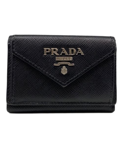 PRADA（プラダ）PRADA (プラダ) サフィアーノコンパクトウォレットの古着・服飾アイテム