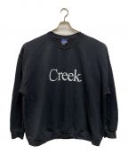 Creekクリーク）の古着「プリントスウェット」｜ブラック