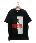 SUPREMEシュプリーム）の古着「Scarface Split Tee」｜ブラック