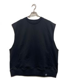 lantern（ランタン）の古着「URAKE NO SLEEVE VEST」｜ブラック