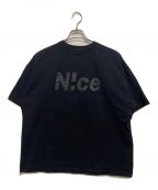 N!ceナイス）の古着「N!ce basic tee」｜ブラック