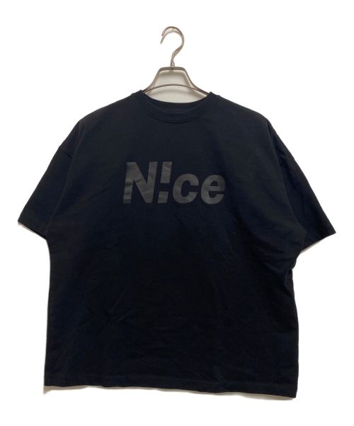 N!ce（ナイス）N!ce (ナイス) N!ce basic tee ブラック サイズ:Мの古着・服飾アイテム