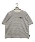 N!ce（ナイス）の古着「Round Logo Border tee」｜ホワイト×ネイビー