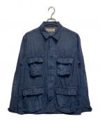 REMI RELIEF×BEAMS PLUSレミレリーフ×ビームスプラス）の古着「別注Military Shirt Jacket」｜インディゴ