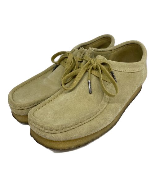 CLARKS（クラークス）CLARKS (クラークス) Wallabee Maple Suede ベージュ サイズ:24.5の古着・服飾アイテム