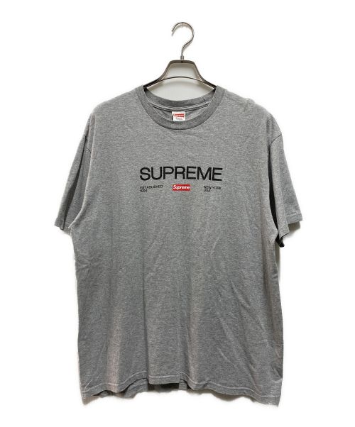 SUPREME（シュプリーム）SUPREME (シュプリーム) Est.1994 Tee グレー サイズ:Lの古着・服飾アイテム