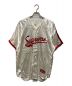 SUPREME（シュプリーム）の古着「Satin Baseball Jersey」｜ネイビー