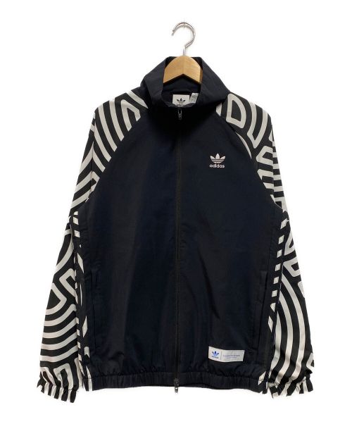 adidas（アディダス）adidas (アディダス) Hiroko Takahashi HIROCOLEDGE コラボ SST ウーブン トラックトップ ブラック サイズ:Мの古着・服飾アイテム