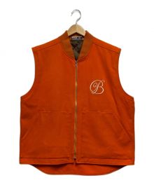 BlackEyePatch（ブラックアイパッチ）の古着「B EMBLEM DUCK VEST」｜オレンジ