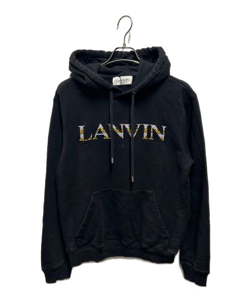 LANVIN（ライバン）LANVIN (ライバン) Curb Hoodie ブラック サイズ:Lの古着・服飾アイテム