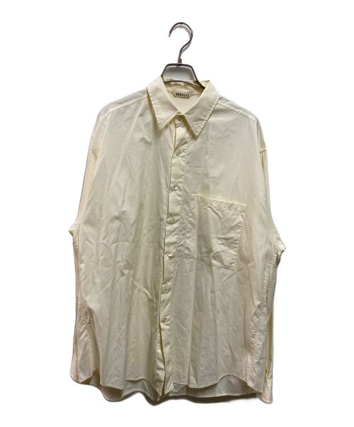 AURALEE（オーラリー）AURALEE (オーラリー) WASHED FINX TWILL BIG SHIRTS アイボリー サイズ:4の古着・服飾アイテム