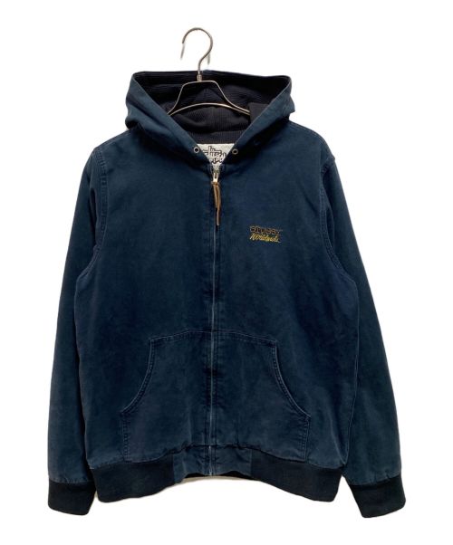 stussy（ステューシー）stussy (ステューシー) 90'sアクティブジャケット ネイビー サイズ:Mの古着・服飾アイテム