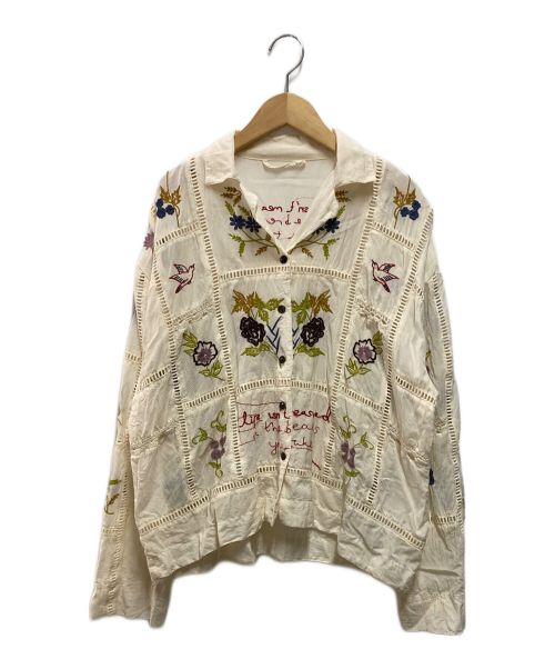 TODAYFUL（トゥデイフル）TODAYFUL (トゥデイフル) Embroidery Patchwork Shirts アイボリー サイズ:FREEの古着・服飾アイテム