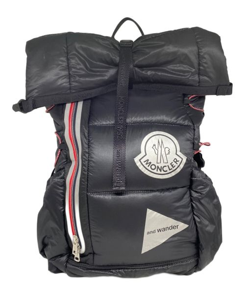 MONCLER GENIUS（モンクレール ジーニアス）MONCLER GENIUS (モンクレール ジーニアス) and wander (アンドワンダー) BACKPACK ブラックの古着・服飾アイテム