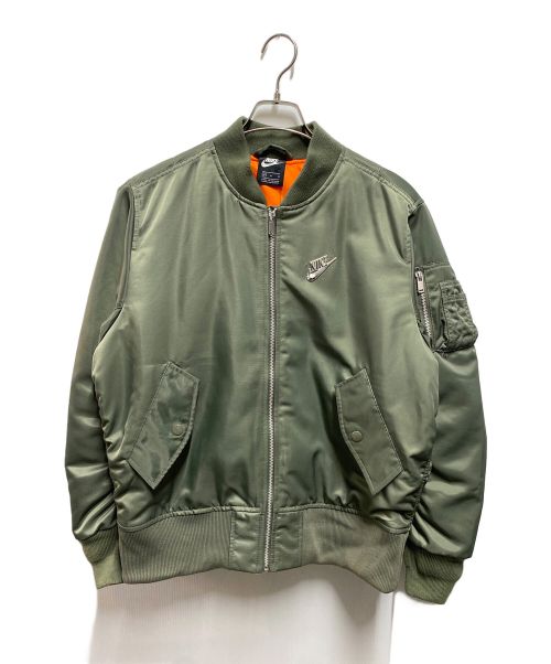 NIKE（ナイキ）NIKE (ナイキ) PUNK PACK BOMBER JACKET カーキ サイズ:М 未使用品の古着・服飾アイテム