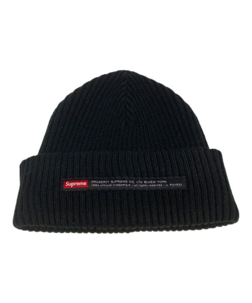 SUPREME（シュプリーム）SUPREME (シュプリーム) Property Label Beanie ブラックの古着・服飾アイテム