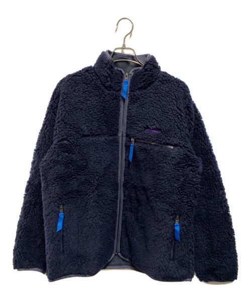 Patagonia（パタゴニア）Patagonia (パタゴニア) ナチュラル・ブレンド・レトロ・カーディガン ネイビー サイズ:Lの古着・服飾アイテム