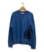 LANVINライバン）の古着「Mother & Child Logo Sweat」｜インディゴ