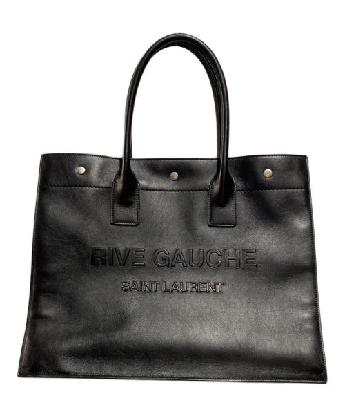 Saint Laurent Paris（サンローランパリ）Saint Laurent Paris (サンローランパリ) Rive Gauche Tote Large ブラックの古着・服飾アイテム