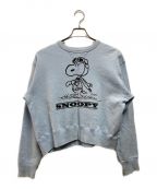 BUZZ RICKSON'S×BEAMS BOY×PEANUTSバズリクソンズ×ビームスボーイ×ピーナッツ）の古着「スウェット」｜ブルー