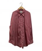 Marvine Pontiak Shirt Makersマーヴィンポンティアックシャツメイカーズ）の古着「Regular Collar 3 Button SH」｜レッド