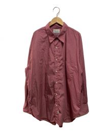 Marvine Pontiak Shirt Makers（マーヴィンポンティアックシャツメイカーズ）の古着「Regular Collar 3 Button SH」｜レッド