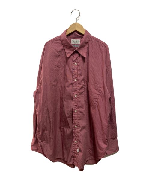 Marvine Pontiak Shirt Makers（マーヴィンポンティアックシャツメイカーズ）Marvine Pontiak Shirt Makers (マーヴィンポンティアックシャツメイカーズ) Regular Collar 3 Button SH レッド サイズ:One sizeの古着・服飾アイテム