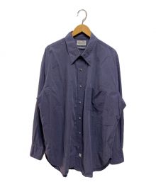 Marvine Pontiak Shirt Makers（マーヴィンポンティアックシャツメイカーズ）の古着「Regular Collar 3 Button SH」｜ネイビー