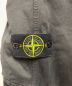 中古・古着 STONE ISLAND (ストーンアイランド) ロゴパッチ ガーメントダイ イージー ルーズ カーゴパンツ ブラック サイズ:28：40000円