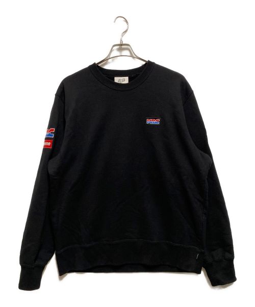 SUPREME（シュプリーム）SUPREME (シュプリーム) HONDA (ホンダ) Supreme Honda Fox Racing Crew Neck ブラック サイズ:Lの古着・服飾アイテム