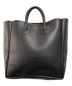 YOUNG & OLSEN The DRYGOODS STORE（ヤングアンドオルセン ザ ドライグッズストア）の古着「EMBOSSED LEATHER TOTE M」｜ブラック