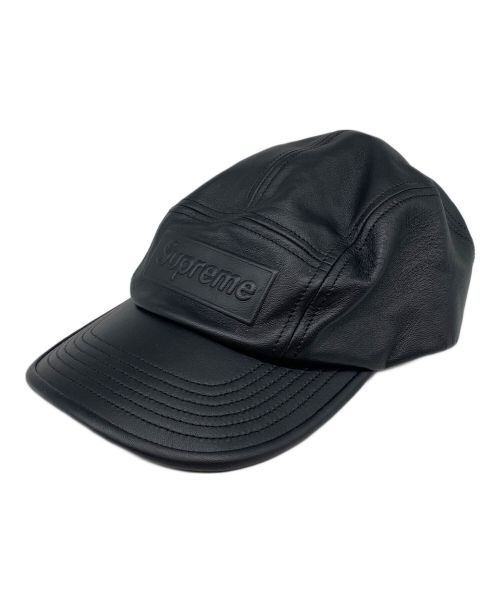 SUPREME（シュプリーム）SUPREME (シュプリーム) GORE-TEX Leather Camp Cap ブラックの古着・服飾アイテム