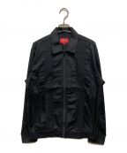 SUPREMEシュプリーム）の古着「Pin Tuck Zip Up Shirt」｜ブラック