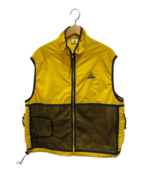 NIKE ACG（ナイキエージーシー）NIKE ACG (ナイキエージーシー) 90s フィッシングベスト イエロー サイズ:Мの古着・服飾アイテム