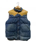 SUGAR CANEシュガーケーン）の古着「DENIM DOWN VEST」｜インディゴ