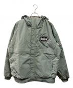 X-LARGEエクストララージ）の古着「NYLON PUFFER JACKET」｜グリーン