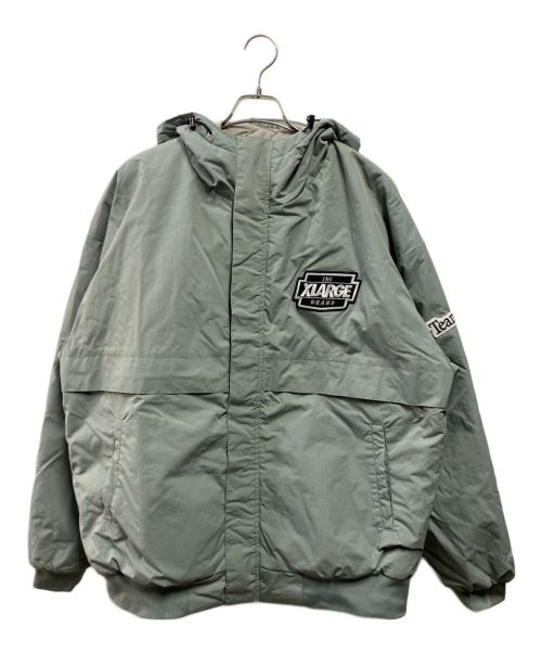 X-LARGE（エクストララージ）X-LARGE (エクストララージ) NYLON PUFFER JACKET グリーン サイズ:ＸＬの古着・服飾アイテム