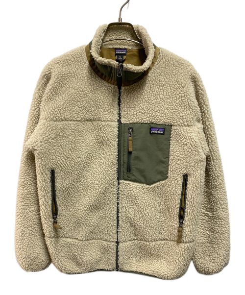 Patagonia（パタゴニア）Patagonia (パタゴニア) キッズ・レトロX・ジャケット ベージュ サイズ:XL(ｷｯｽﾞｻｲｽﾞ)の古着・服飾アイテム