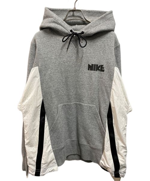 NIKE（ナイキ）NIKE (ナイキ) sacai (サカイ) Hoodie グレー サイズ:Мの古着・服飾アイテム