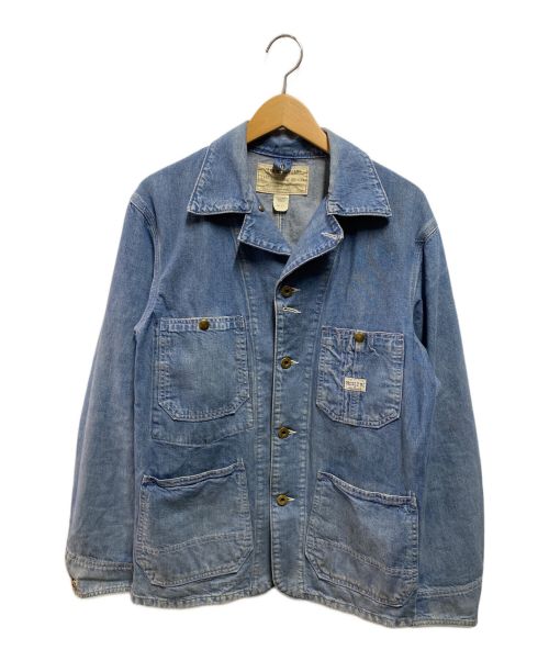 RRL（ダブルアールエル）RRL (ダブルアールエル) Indigo Denim Engineer Jacket インディゴ サイズ:Sの古着・服飾アイテム