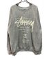 stussy（ステューシー）の古着「ワールドツアープリントスウェット」｜グレー