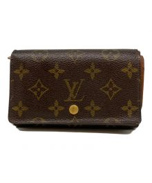 LOUIS VUITTON（ルイ ヴィトン）の古着「2つ折り財布」｜ブラウン