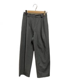 TODAYFUL（トゥデイフル）の古着「Heather Tuck Trousers」｜グレー