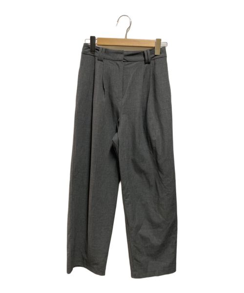 TODAYFUL（トゥデイフル）TODAYFUL (トゥデイフル) Heather Tuck Trousers グレー サイズ:36の古着・服飾アイテム