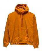 stussyステューシー）の古着「BACK APPLIQUE HOODIE」｜オレンジ