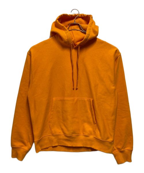 stussy（ステューシー）stussy (ステューシー) BACK APPLIQUE HOODIE オレンジ サイズ:XLの古着・服飾アイテム